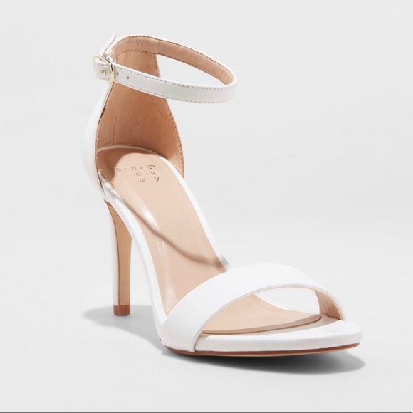 a new day Shoes - A New Day Myla Stiletto Pump White Heel NWT sz 10